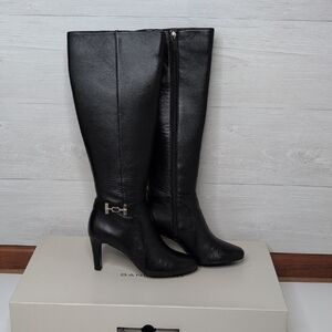 Bandolino Leather Black Knee-High Boots US Size 7